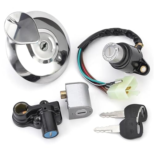Switch de encendido moto CBT125 y kit de llaves con cerradura de asiento 2