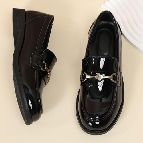 Image of Loafers for Women Womens Shoes Comfortable Dressy Slip On Low Heel Flats
