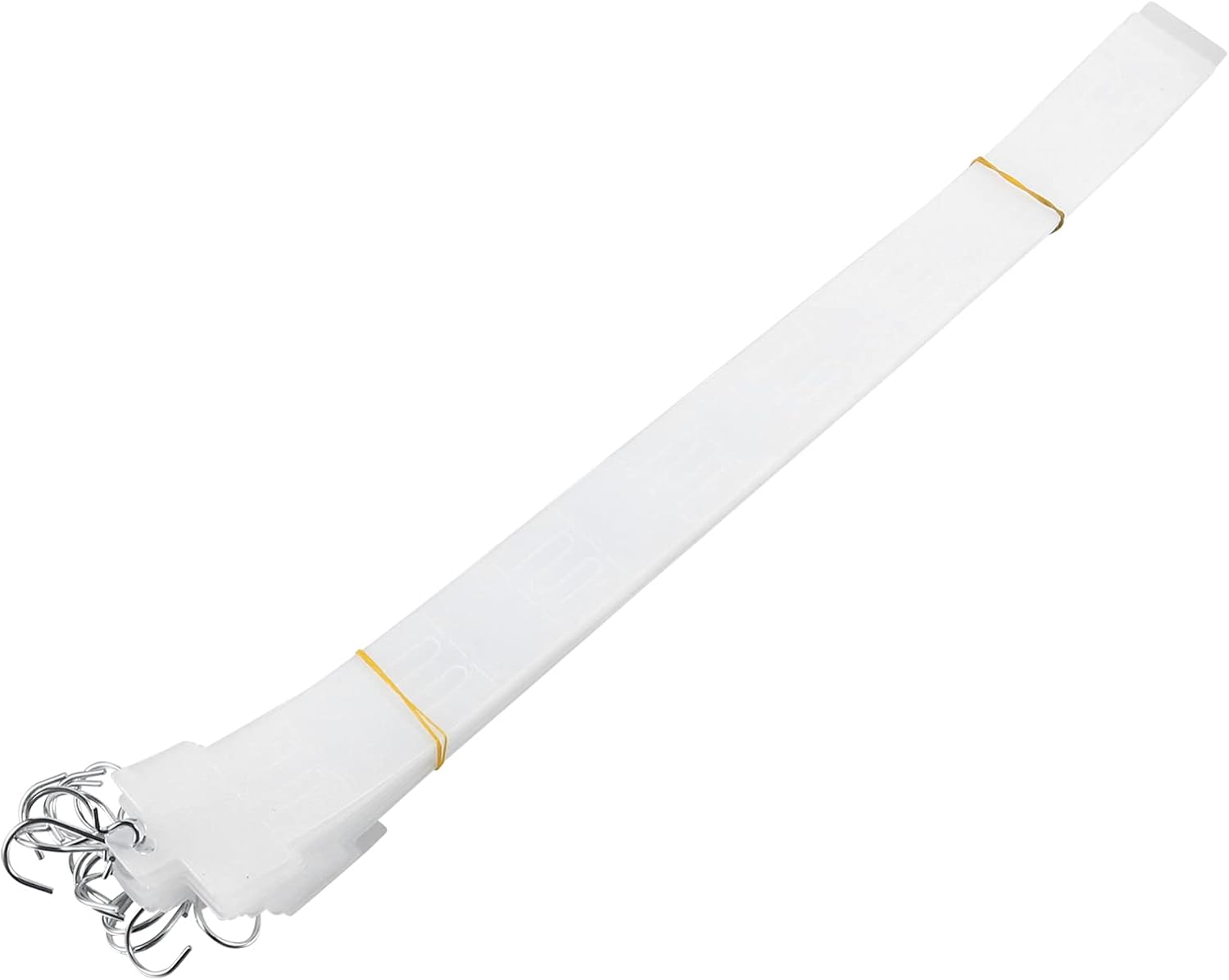 iplusmile 60pcs Plastic Hanging Strips with Hooks Display Hangers for Organizing Merchandise Space-Saving Design for Retail and Supermarket Use High Strength Plastic