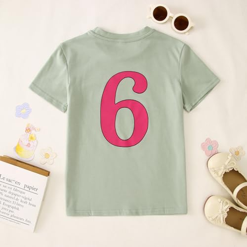 Image of Its Me Hi Im The Birthday Girl Its Me Birthday Girl Shirt Kid B-Day T-Shirt Party Tee Outfit Short Sleeve Tops 6-12Y