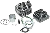 mit StVZO (Straßenzulassung) Zylinder Kit inkl. Zylinderkopf Morini AC, für Suzuki Address, Katana,TGB Sky,Bullet,Aprilia,Italjet, Version 1