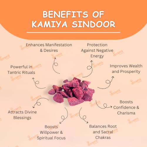 Image of Original Kamiya Sindoor | Authentic Sindoor from Kamakhya MATA Temple, Assam | Premium Sacred Pooja Item for Tantra, Worship & Rituals