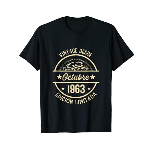 Cumpleaños Hombre Regalos Vintage Desde Octubre 1963 Camiseta