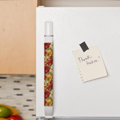Image of Christmas Refrigerator Door Handle Covers Set of 2 Fridge Door Handle Decor | Fall Thanksgiving Washable Dishwasher Mocrowave Oven Protector Handle Cover Keep Your Kitchen Appliance Clean