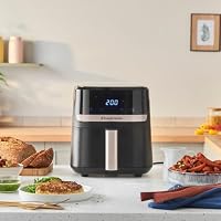 Russell Hobbs Heißluftfritteuse L 4,3L Rapid AirFryer [sehr kleines Gehäuse, sehr leise, 9 Programme] SatisFry (spülmaschinenfest, Fritteuse ohne Öl, TouchScreen, Grillen, Backen, Braten etc) 27610-56 – Ansicht 6