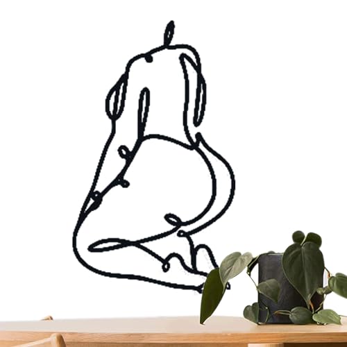Art mural en métal abstrait : décoration silhouette moderne chic pour sublimer votre intérieur
