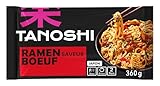 TANOSHI - Ramen Précuites Saveur Bœuf - Nouilles Japonaises Instantanées - Pour 2 Personne...