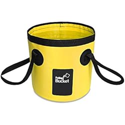 Ropa De Pesca Deportiva Caidi - Cubo plegable para acuario, portátil, plegable, ligero y duradero, ideal para camping, cubo plegable para pesca y al aire libre amarillo amarillo 20 L