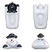 Winter Snowman Snow Tube Inflatable Snow Sled Handles Ski Board for Kids
