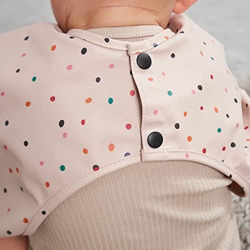 Baby Nom Weaning Bib with Sleeves, Waterproof Coverall Bibs for Feeding Toddlers