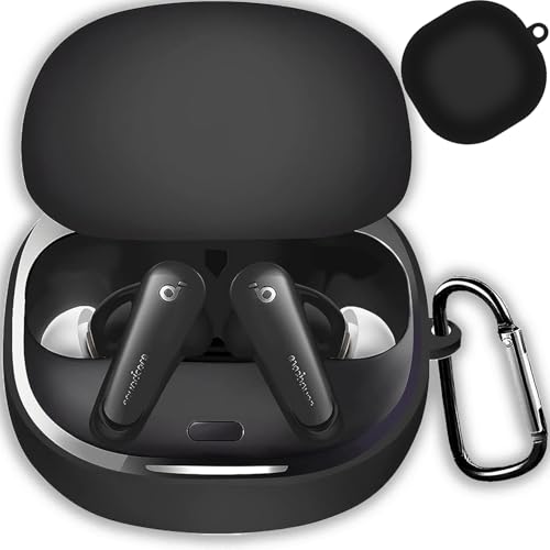 CIOODDW Anker Soundcore Liberty 4 ケース対応 soundcore liberty 4 液状シリコン アンカーリバティー4ケース 全面保護 充電 LEDライトが見える 耐衝撃 軽量 キズ防止 おしゃれ ワイヤレス充電対応 キ