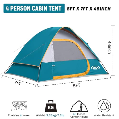 Camping-Tent-4-Person-Waterproof-Windproof-Tent-with-Rainfly-Easy-Set-up-Portable-Dome-Tents-for-Camping