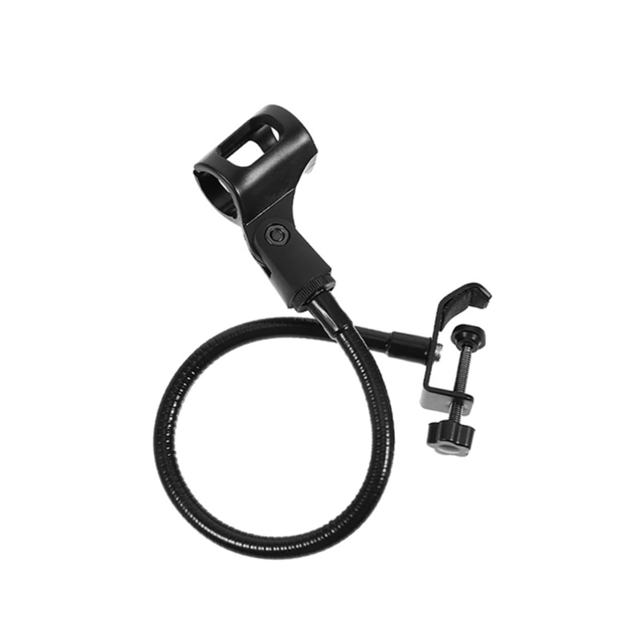 Abaodam マイクスタンド 車の灰皿 携帯電話ホルダー ホースマイク収納ラック ラベリアマイク session mic stand マイクアームスタンド フレキシブルチューブマイクラック 鉄