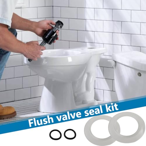 Flush Valve Seal for American Standard, 4-Pack Upgraded Silicone Material 7301111-0070A Toilet Replacement Parts for American Standard Champion 4 and Eljer Titan 4 - Thumbnail 3