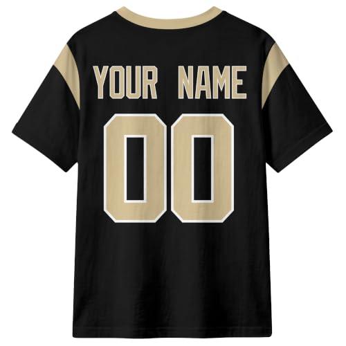 Image of T-Shirt Custom Crewneck Short Sleeve for Men Gifts | Custom T-Shirt Personalized Name and Number