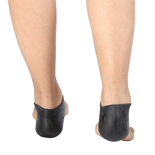 Kit de Protetores de Calcanhar de Gel para Fascite Plantar - 5 Peças, Mangas de Calcanhar e Uma Bola