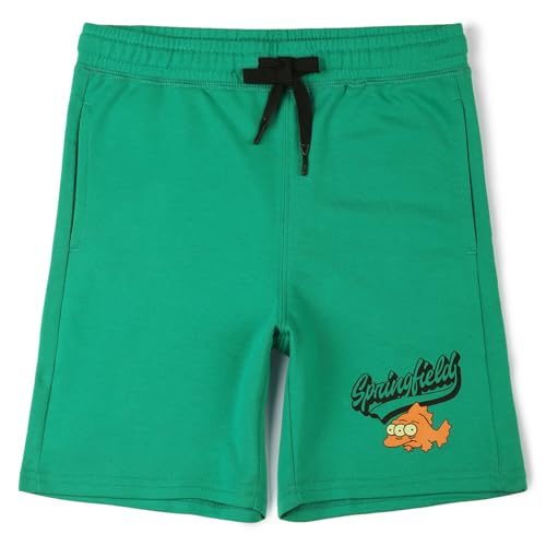 Image of Alan Jones Clothing Boys Casual Bermuda Shorts | Placement Print | French Terry | Regular Fit | Drawstring Closure | Age 5-16 Years | Lounge & Casual Wear