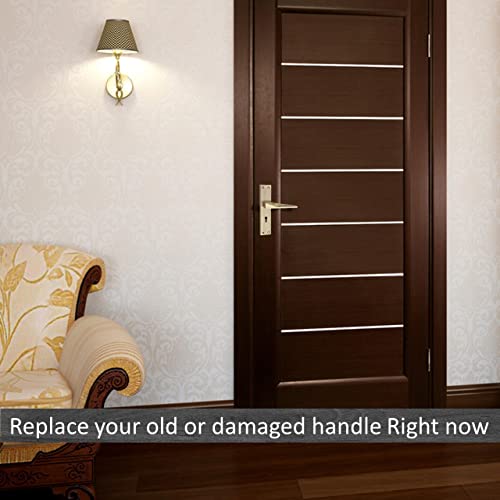 Image of Atom Heavy Duty Mortise Door Lock for Bedroom, Living Room, Main Door, Brass Antique Finish | 3 Keys | 6 Lever Double Stage Lockset for House Hotel Office(802KY)