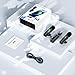 AMASDA 2 Pack Wireless Lavalier Microphone with Charging Case for iPhone, iOS and Android Phone, Mini Microphone for Video Recording, Interview, Podcast, Vlog, Tiktok, YouTube (Black)