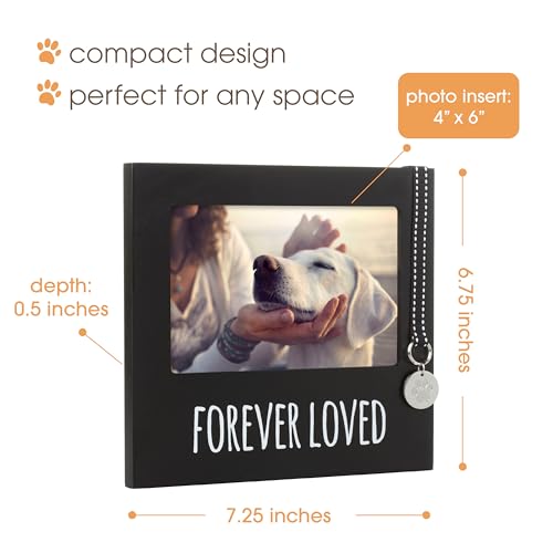 image for Pearhead Forever Loved Pet Keepsake Picture Frame, Photo Frame for Pet