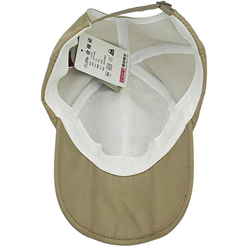 uxcellmo Quick-Dry wasserdichte Baseballmütze für Männer und Frauen, Faltbarer Sonnenhut für Golf und Camping