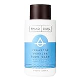 frank body Ceramide Barrier Body Wash | Deeply Hydrates & Soothes Dry, Irritated Skin | With Ceramides, Panthenol & Jojoba Oil | Vegan & Cruelty-Free | Peach Scent | 250ml/8.45 fl oz
