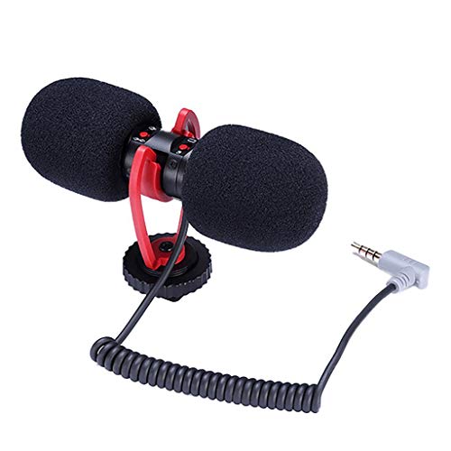 Microfoon interview SAIREN T Mic double tête pour smartphone et caméra 2125