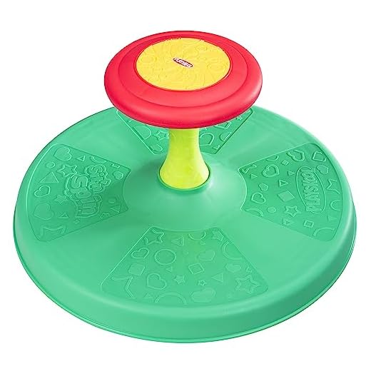 Playskool Sit ‘n Spin Classic Spinning Activity Toy for Toddlers Ages Over 18 Months (Amazon Exclusive),Multicolor