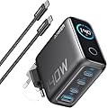 Anker Zolo Caricatore USB C 140W, adattatore GaN rapido e compatto a 4 porte, comandi tattili intuitivi, per iPhone 16/15, Samsung, MacBook Air/Pro, Pixel, AirPods e altri dispositivi