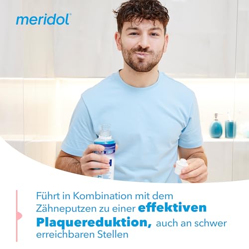 meridol Mundspülung Parodont Expert 400ml - antibakterieller Effekt, hilft die Widerstandskraft des Zahnfleischs gegen die Ursache von Zahnfleischbluten, Parodontitis & Zahnfleischrückgang zu stärken