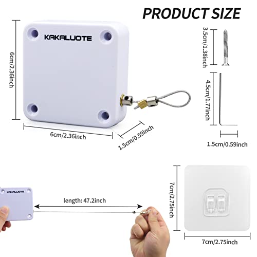 White Door Closer,Auto Door Closer,Nail Free Automatic Door Closer,Refrigerator Door Closer,Door Closer Slider (1) #TOP2