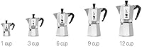 Vista 7 de Bialetti Moka Express #06799 - Máquina para hacer café espresso de 3 tazas y #06960 Bialetti, seis juntas de repuesto y dos placas de filtro