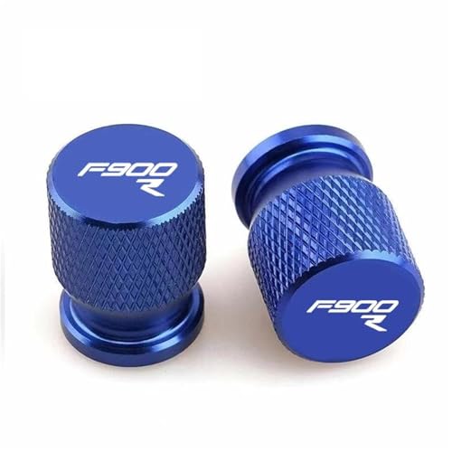 Bouchons de valve de pneu moto pour BMW F900R F900XR aluminium bleu