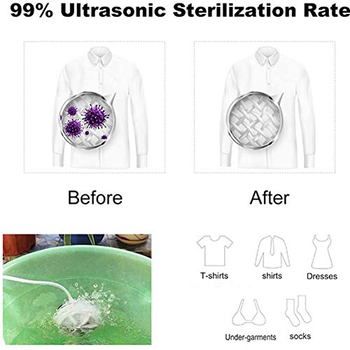NSSTAR Draagbare automatische mini-wasreiniger, reiswasmachine, persoonlijke roterende ultrasone wasmachine - Image 4