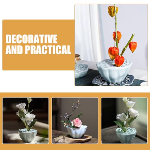 Vase en céramique pour composition de fleur pour cérémonie de thé