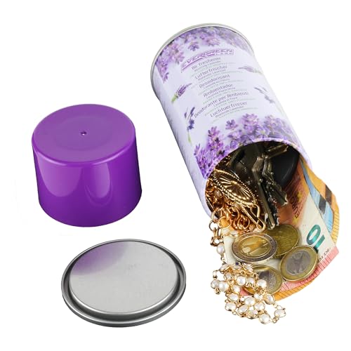 Désodorisant Evergreen Labs avec compartiment secret : votre cachette idéale pour vos objets de valeur, à la maison ou en voyage ! Grand compartiment secret, 6 cm x 13 cm.