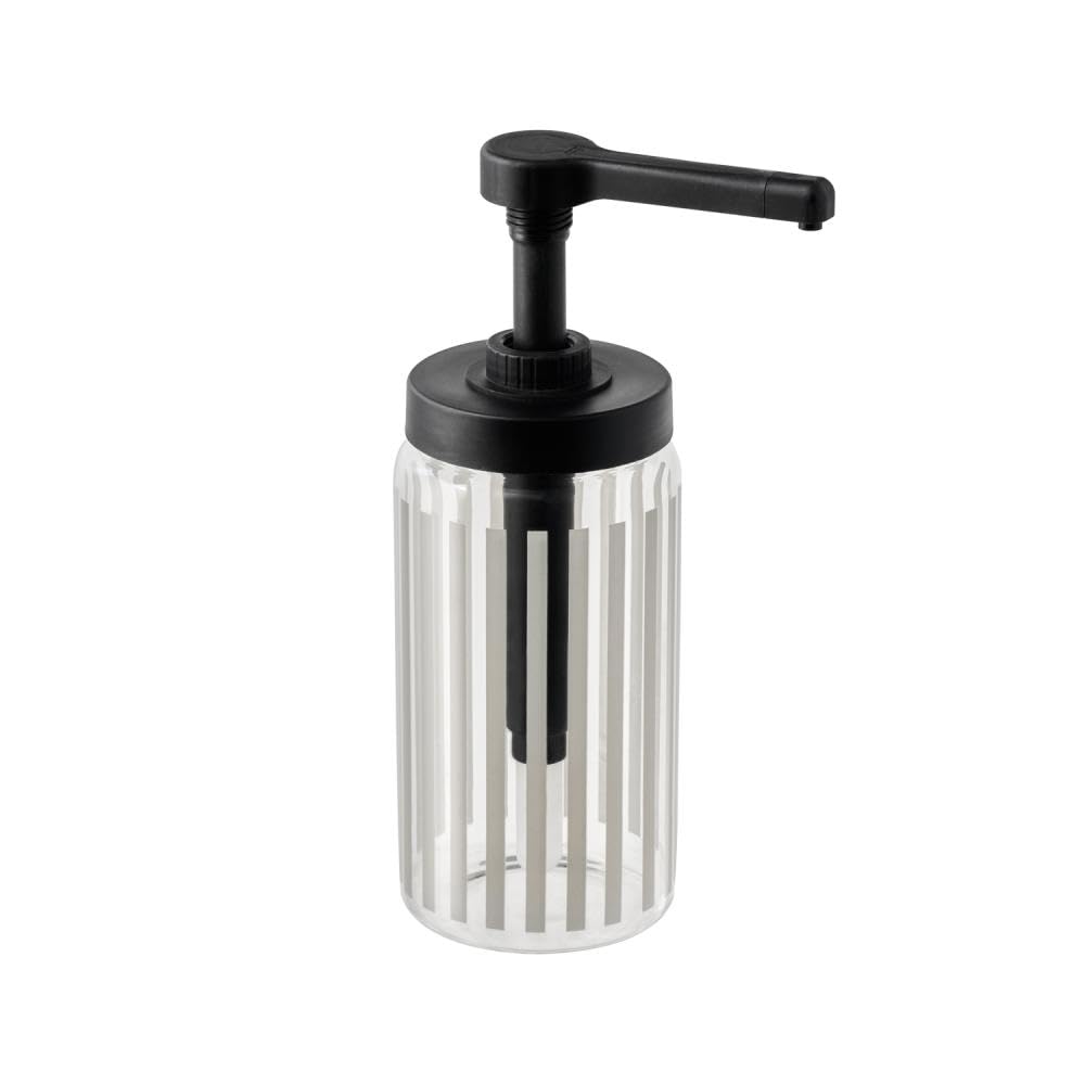 APS 93286 Distributeur DISPENSA - verre, 1 litre, Ø 10 cm, H : 27 cm, volume de distribution 15 ml