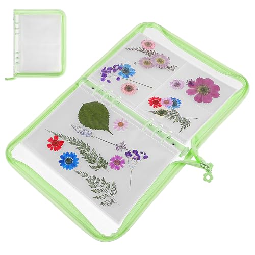 Album à Pochettes Kpop et Photos Vert Pailleté Carnet Compact pour Vos Voyages