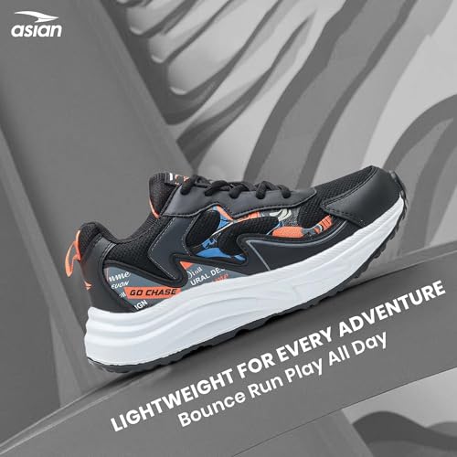 Image of ASIAN Adventure-52 Kids Shoes | Lightweight Sporty Kicks, Breathable Running Shoes, Secure Fit with Memory Foam Technology, Durable Grip Outsole | Stylish Sports Shoes for Boys & Girls
