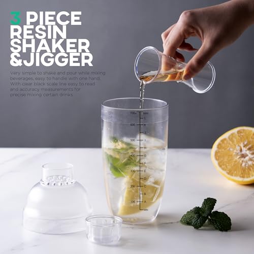 Homestia LF06006_700ML*1 Plastic Cocktail Shaker Set thumb #1