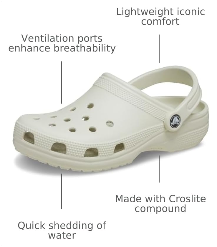 Image of Crocs Unisex-Adult Classic Clog, Clogs for Women and Men