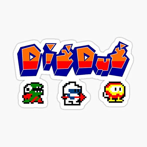 Amazon.com: Dig Dug Sticker - Sticker Graphic - Auto, Wall, Laptop