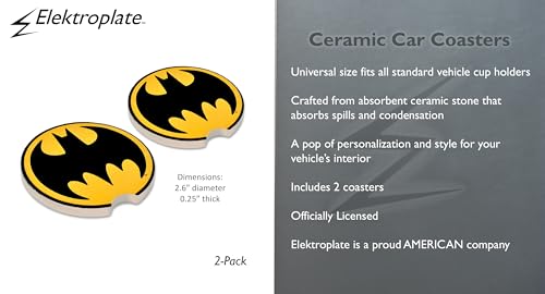Elektroplate Portavasos Cerámicos Batman DC Comics 2.6 pulgadas miniatura 4