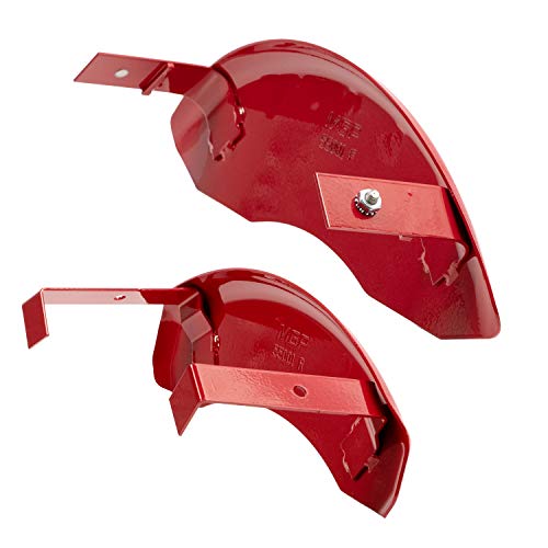 Image of MGP Brake Caliper Covers for 2011-2018 RAM 1500, 2013-23 1500 Eco Diesel | 2019-24 1500 Classic, Requires 18 inch+ Wheels, Red Powder-Coated Aluminum, 4 PCS Front and Rear, Classic