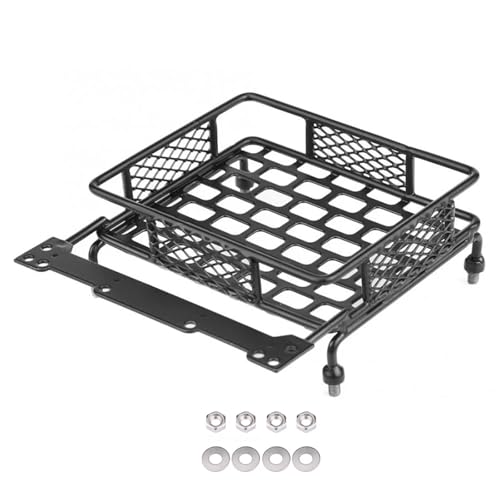 Porte-Bagages Toit Métal pour RC Crawler 1/10 Tamiya CC01 et Traxxas TRX4 Axial SCX10