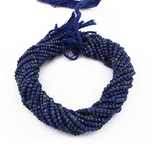 Lapis-lazuli perles rondelles 4mm pour concevoir un bijou talisman unique