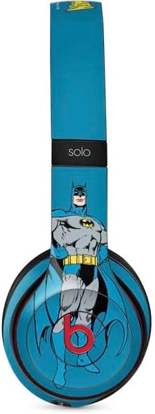 Skinit Decal Audio Skin Compatible with Beats Solo 3 Wireless - Officially Licensed DC Comics Batman Vintage Action Pose Design