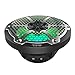 DS18 NXL-8M/BK - 2-Way Car Speaker with Integrated Built-in Tweeter & RGB Lights, High-End Mesh Grill Coaxial Speaker, 375 Watts RMS, Car Audio Water Resistant Speakers - 8 Inches, Pair