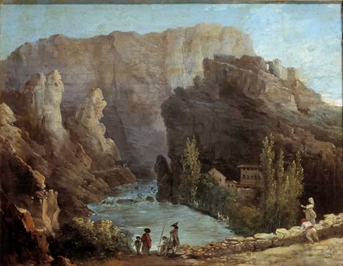 Tableaux mural sur toile posters décoration peinture Hubert Robert 60x90cm