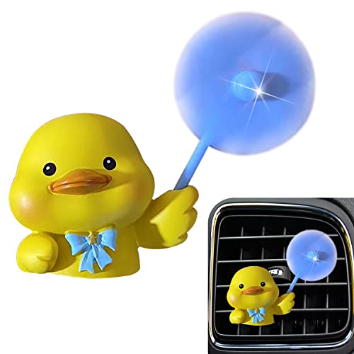 Image of Cute Yellow Duck Air Vent Clips - Fun Car Air Fresheners & Decor